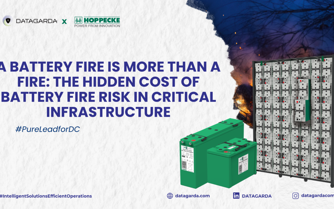 A Battery Fire Is More Than a Fire: The Hidden Cost of Battery Fire Risk in Critical Infrastructure